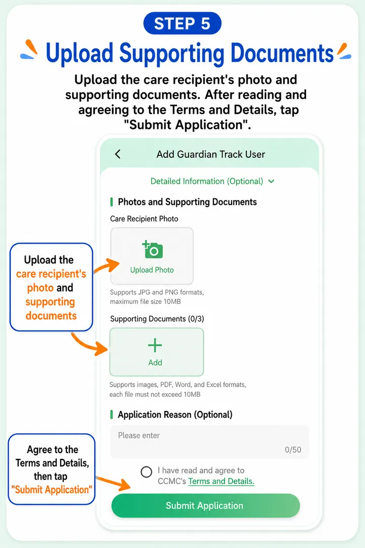 User guide step 5